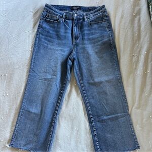 Judy Blue Wide Leg Crop Jeans